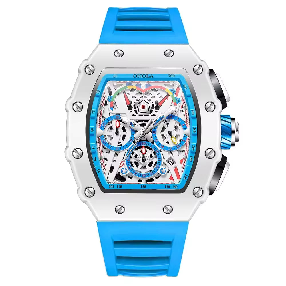 Richard Mille Modern Skeleton Chronogarph, Transparent Dial With Multi-Gear Display