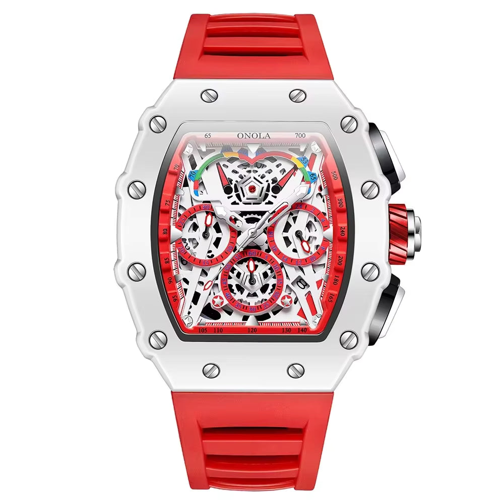 Richard Mille Modern Skeleton Chronogarph, Transparent Dial With Multi-Gear Display
