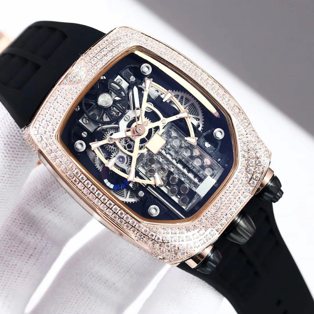 Bugatti Limited Edition Watch – Mechanical Movement, Rubber Strap