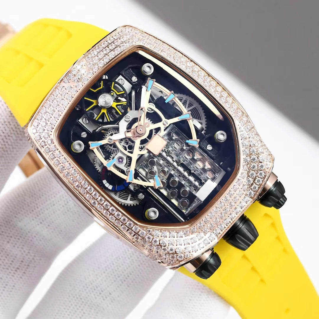 Bugatti Limited Edition Watch – Mechanical Movement, Rubber Strap