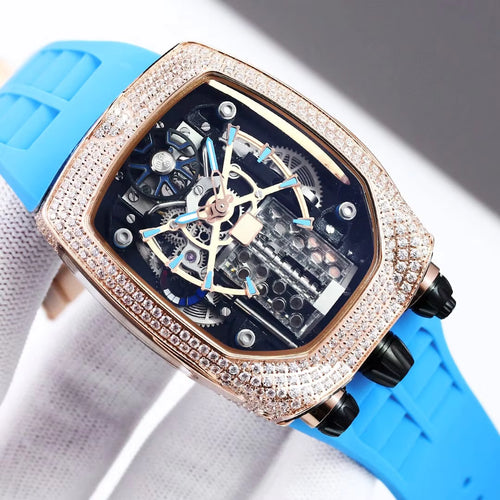Bugatti Limited Edition Watch – Mechanical Movement, Rubber Strap