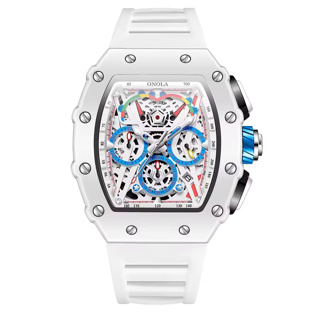 Richard Mille Modern Skeleton Chronogarph, Transparent Dial With Multi-Gear Display