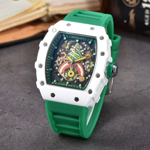 "Richard Mille Style Hengbolong Automatic Luxury Watch – Starry Sky Dial Design"