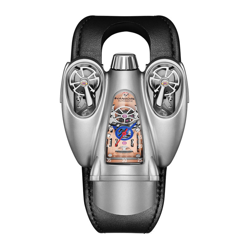 Galactic Engine – Dual Propulsion Automatic Timepiece with Futuristic Turbine-Inspired Design
