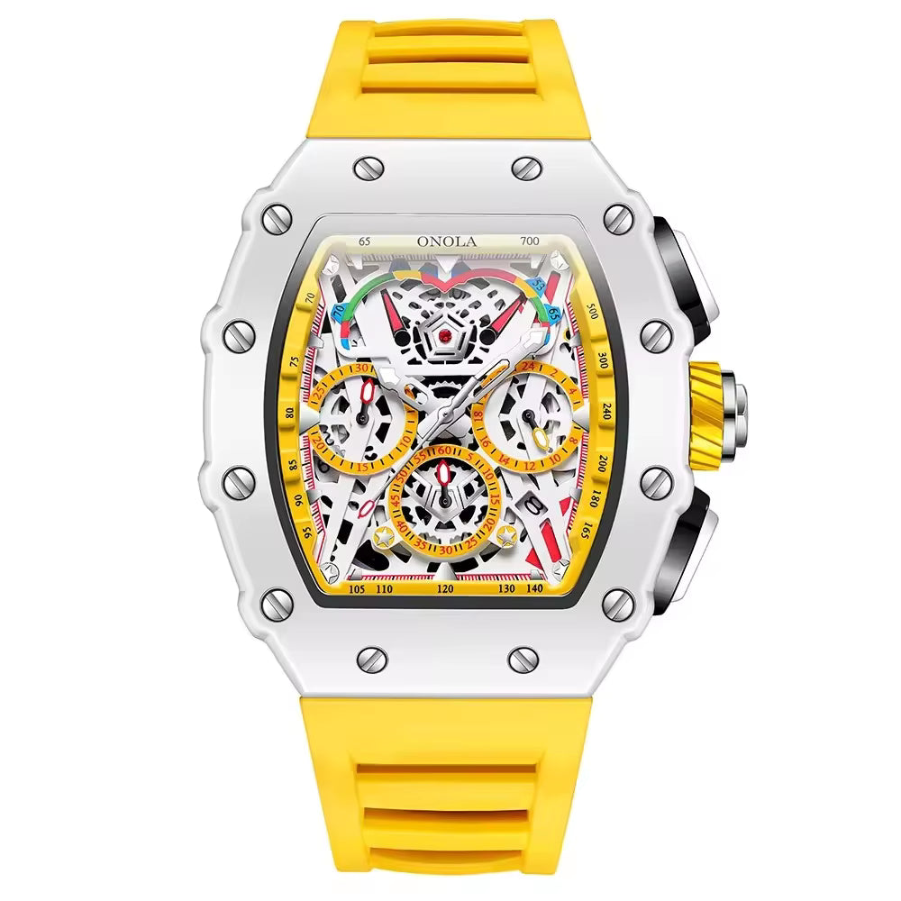 Richard Mille Modern Skeleton Chronogarph, Transparent Dial With Multi-Gear Display