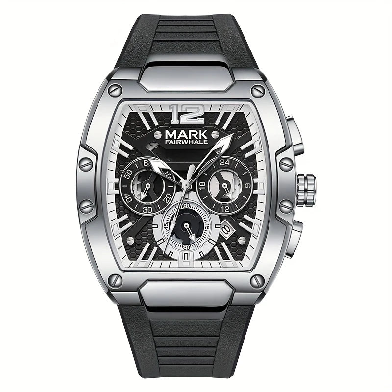 Urban Commander – Multifunction Chronograph with 24-Hour Subdial & Sport Strap