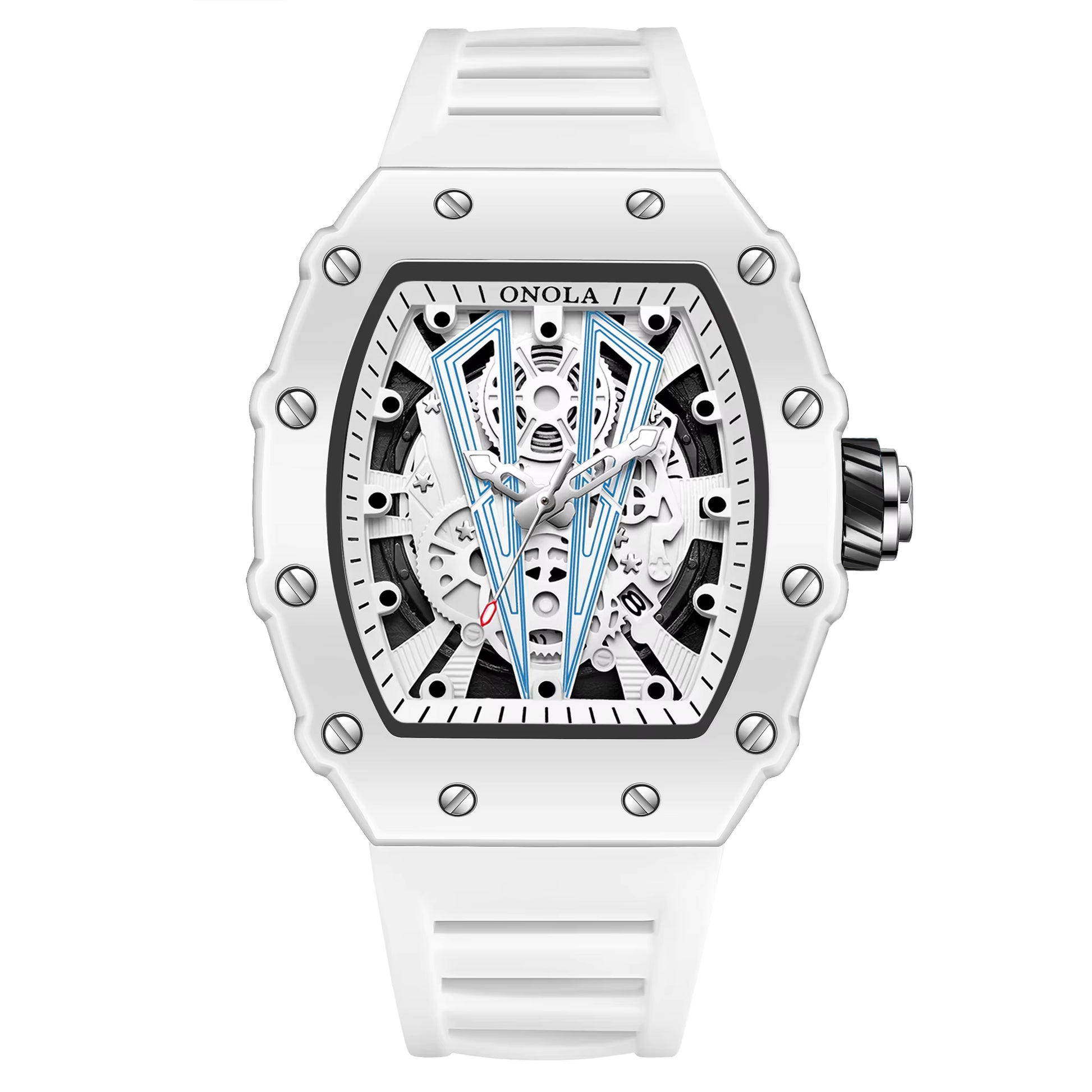 Richard Mille Modern Chronograph Men's Watch – Waterproof | Scratch-Resistant | Dual-Tone Dial